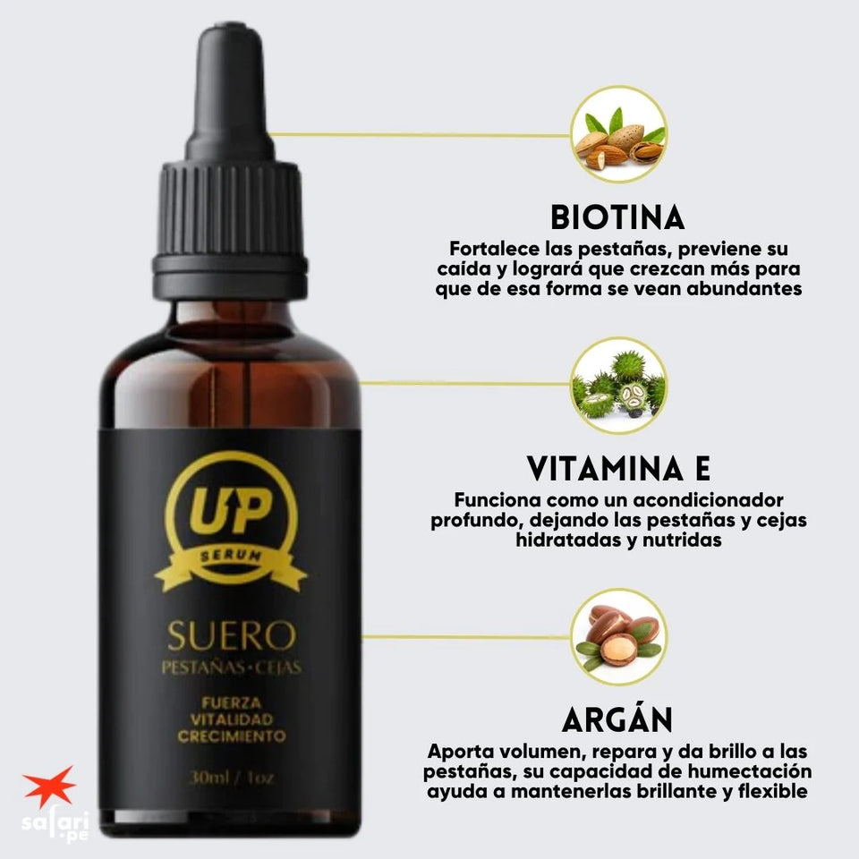 Serum Up - Alargamiento de pestañas y cejas