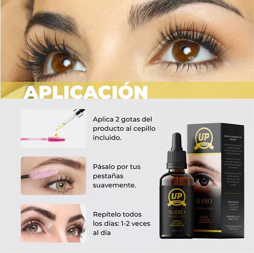 Serum Up - Alargamiento de pestañas y cejas
