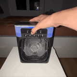 MINI VENTILADOR LUZ LED 3 EN 1