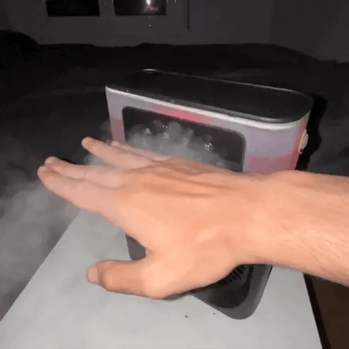 MINI VENTILADOR LUZ LED 3 EN 1