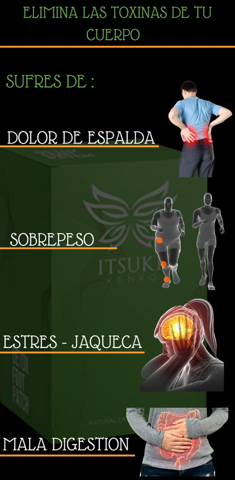 Parche desintoxicante/ ITSUKI KENKO PODEROSO DETOX