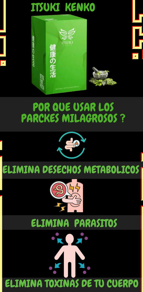 Parche desintoxicante/ ITSUKI KENKO PODEROSO DETOX