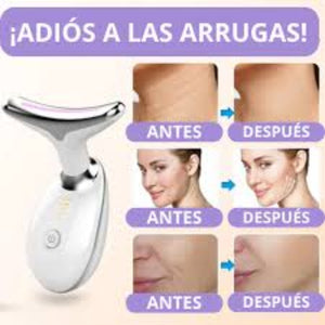 Masajeador Facial Cuello Antiarrugas Masajeador de Belleza para Estirar y Levantar la Piel